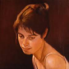 David Hardy – Portrait of Young Woman – 12″x 12″ – Oil - Hardy-David-PortraitOfYoungWoman-12x12