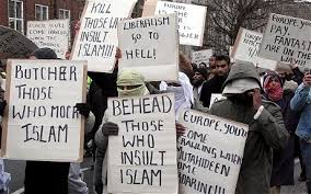 Image result for muslim protest in uk