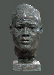 Jayson Mena Wins Award for Sculpture of Joe Louis&#39; Head. - joelouisbronze1