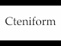 cteniform