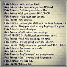 Fake friends vs Real friends | Funny Dirty Adult Jokes, Memes ... via Relatably.com