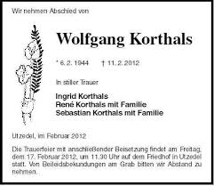 Wolfgang Korthals | Nordkurier Anzeigen