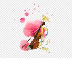 Image of Watercolour splashes and instruments wallpaper