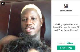 Seattle Sounders FC forward Eddie Johnson tweeted a short video clip, in bed with his kids Eli and Zoe, today. Awwww, such a sweet moment. - johnson-bleached
