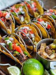 Healthy Skirt Steak Tacos - Sweet Savory and Steph