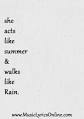 Songs Like Rain