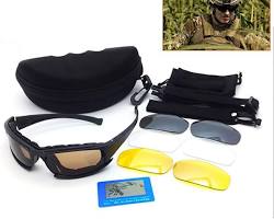 Outdoor X7 sunglasses with four pairs of interchangeable lenses