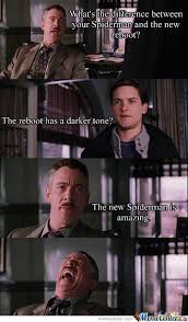 The Amazing Spiderman by thedevilmayfart - Meme Center via Relatably.com