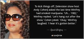 Oprah Winfrey quote: To kick things off, [television show host ... via Relatably.com