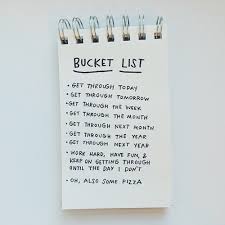 Bucket list need to get through all of them | We Heart It | bucket ... via Relatably.com