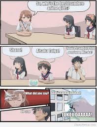 Otaku Meme » Anime and Cosplay Memes! » Misaka being Misaka via Relatably.com