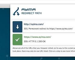 Redirect Path Chrome extension