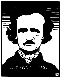 Vallotton, Félix: Edgar Allan Poe. Bild auf Leinwand drucken - 417K005a