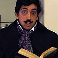 ... more accurately, that of 26-year-old comedian Alex Pereira, dressed as the great American literary figure, reading a poem about the Knicks in a ... - 24_poeonsports_190x190