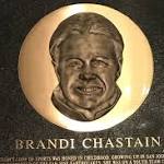 Brandi Chastain's Bay Area Sports Hall of Fame plaque makes the Cristiano Ronaldo statue look good