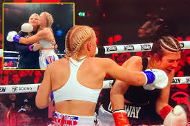 OnlyFans star Elle Brooke scores stunning first round knockout over 
TikToker Faith Ordway on KSI undercard...