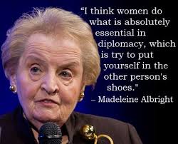 Madeleine Albright&#39;s Advice For Women: Listen, Raise Your Voice ... via Relatably.com