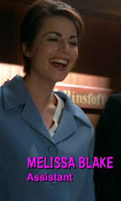 Melissa blake character. In &quot;For Those of You Just Joining Us&quot; - Melissa_blake_character