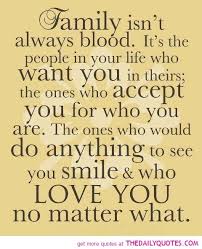 Life Quotes And Sayings | Family Isn&#39;t Always Blood Quotes ... via Relatably.com