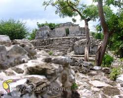 Image of Ruinas arqueológicas mayas en Xcaret, México