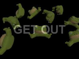 Get Out Frog / Frogout / Me Obrigue | Know Your Meme via Relatably.com