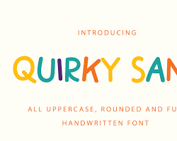 Image of Font Fun & Quirky