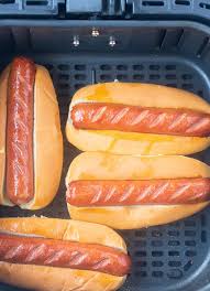 The Easiest Air Fryer Hot Dogs - My Forking Life
