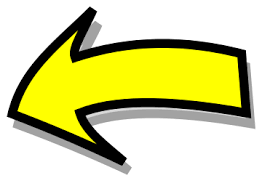 yellow arrow, left facing arrow