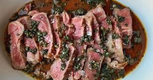 Half-Salted Steaks With Kale-Caper Sauce Recipe - Los Angeles ...