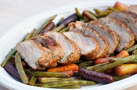 Grilled Pork Tenderloin and Foil Packet Veggies - Forks and Folly