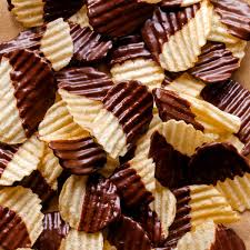 Chocolate Covered Potato Chips | Snack recipe | Spoon Fork Bacon