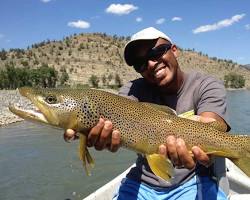 Gambar Yellowstone River fly fishing, Montana
