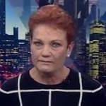 Pauline Hanson breaks down on TV