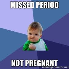 missed period not pregnant - Success Kid | Meme Generator via Relatably.com