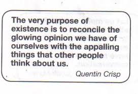 Quentin Crisp Quotes. QuotesGram via Relatably.com