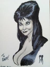 Elvira by Stephane Roux Comic Art - ElviraSR