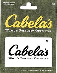Cabelas $50 Gift Card : Gift Cards - Amazon.com