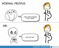 Normal people vs me | Memes.com via Relatably.com