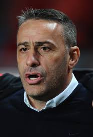 Portugal coach Paulo Bento looks on during the FIFA 2014 World Cup Qualifier Play-off First Leg between Portugal and Sweden at Estadio da Luz on ... - Paulo%2BBento%2BPortugal%2Bv%2BSweden%2BEK-HHiSU-A4l