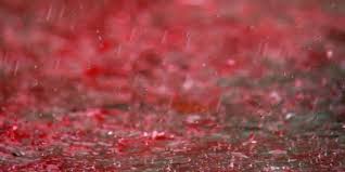 Resultado de imagen de imágenes de lluvias de color rojo