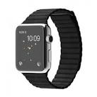 Apple Watch Combo 42mm Stainless Steel Case Black Leather Loop