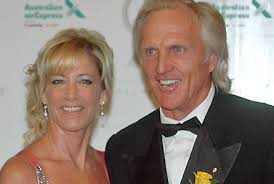 Tennis star Chris Evert was on the Oprah show today, showing off her engagement ring from fiance/golf great Greg Norman. The two were engaged last year. - greg-norman-and-chris-evert