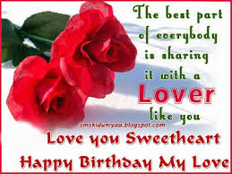 Birthday Wishes to Wife , Lover. husband | Romantic Birthday ... via Relatably.com