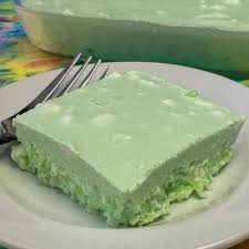 Lime Jello Salad with Cottage Cheese - Plowing Through Life