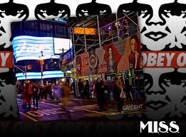 Shepard Fairey Obey x Levi&#39;s: Time Square Installation - OBEY6