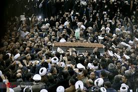 نتیجه تصویری برای عکس تدفین آیت الله هاشمی رفسنجانی