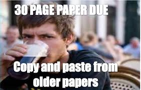 Lazy college senior _ copy and paste | Lazy College Senior | Know ... via Relatably.com