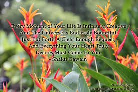 Intention Quote By Shakti Gawain | Flickr - Photo Sharing! via Relatably.com