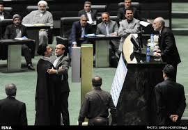Image result for ‫ظریف و صالحی در مجلس‬‎