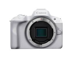 Image of Canon EOS R50 Body Only Mirrorless (White)